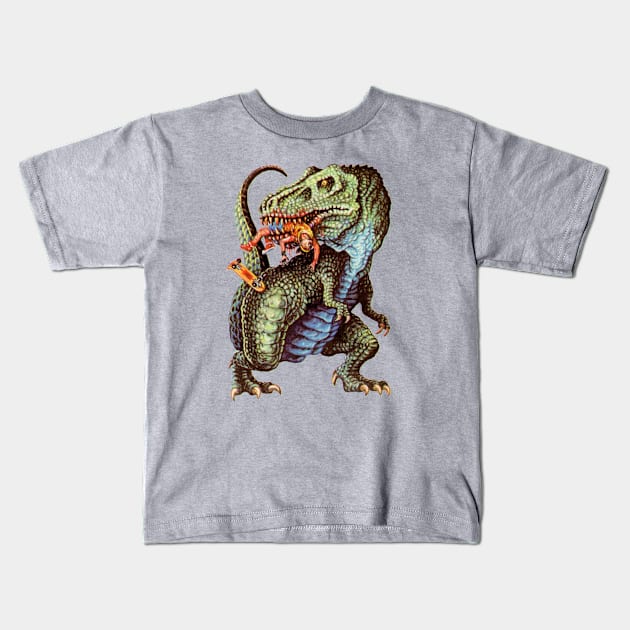 Rex Kids T-Shirt by tittybats